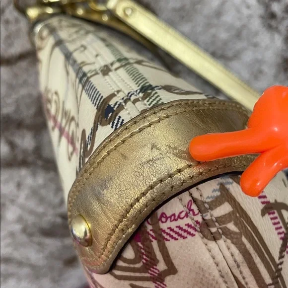 Coach Tattersall Graffiti Hobo/Crossbody - Picture 7 of 15